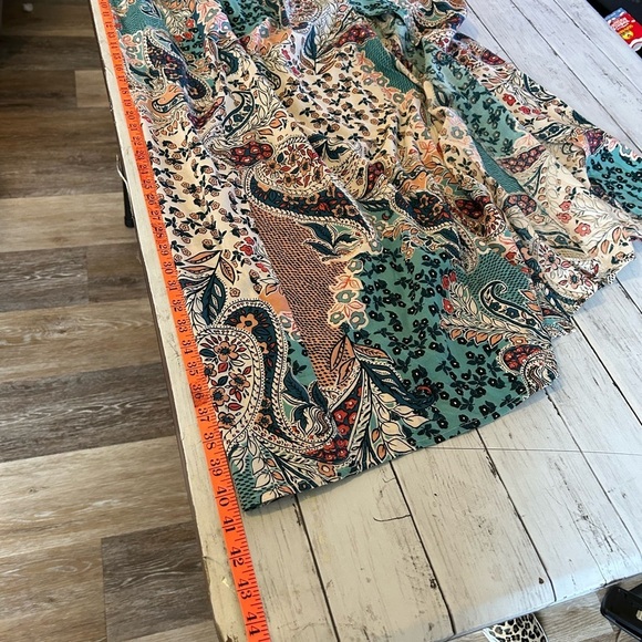 Patrons Of Peace Womens Medium Pull on Floral Maxi Skirt Style "Tide pool" Boho - Picture 5 of 12